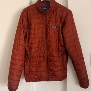 Patagonia Men's Quilted Puffer Jacket - Rust